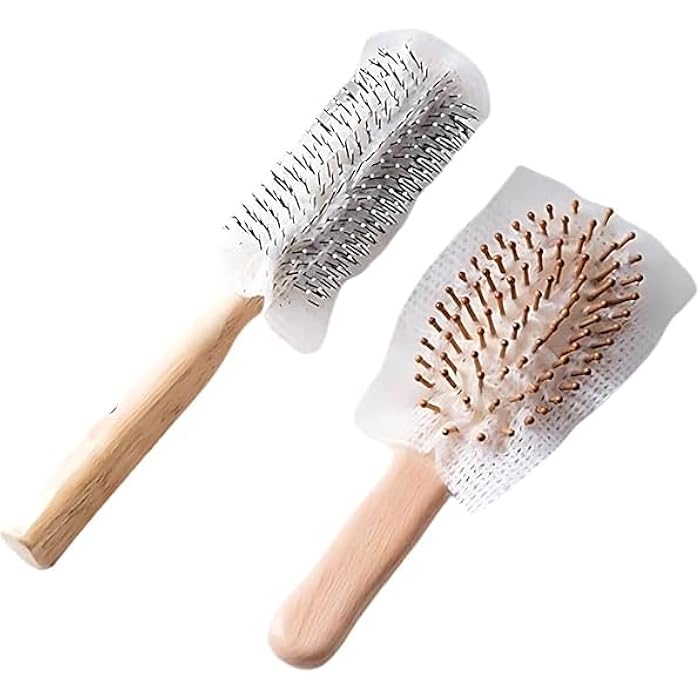 Hair Brush Cleaning Net, 50 Pieces, Non-Woven Fabric for Home Use - Image 4